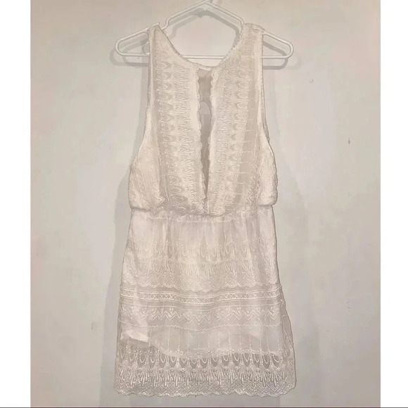 Free People Eyelet Tunic Slip Dress - Picture 1 of 4